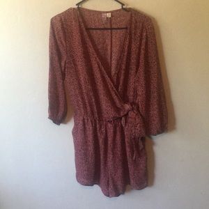 Romper flower print